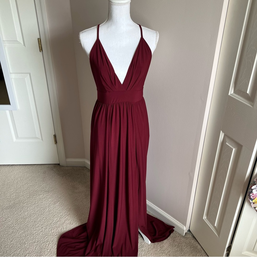 Windsor Deep Red Maxi Dress